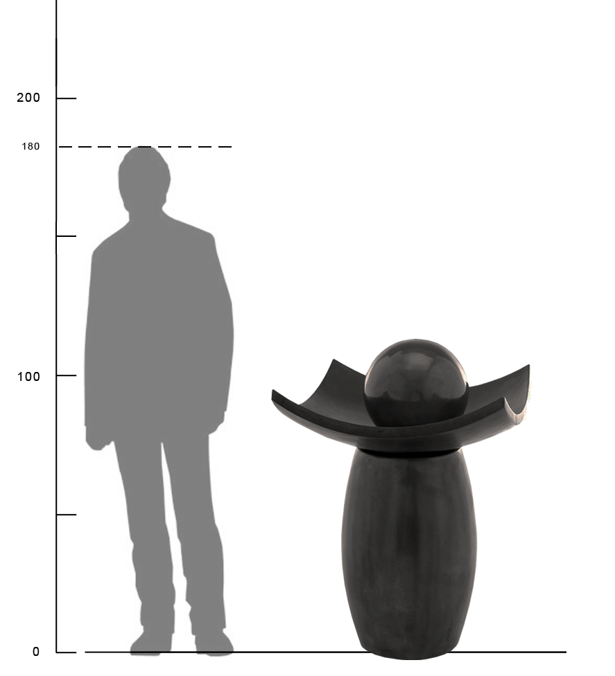 Kata Ball Fountain on Vex Pedestal