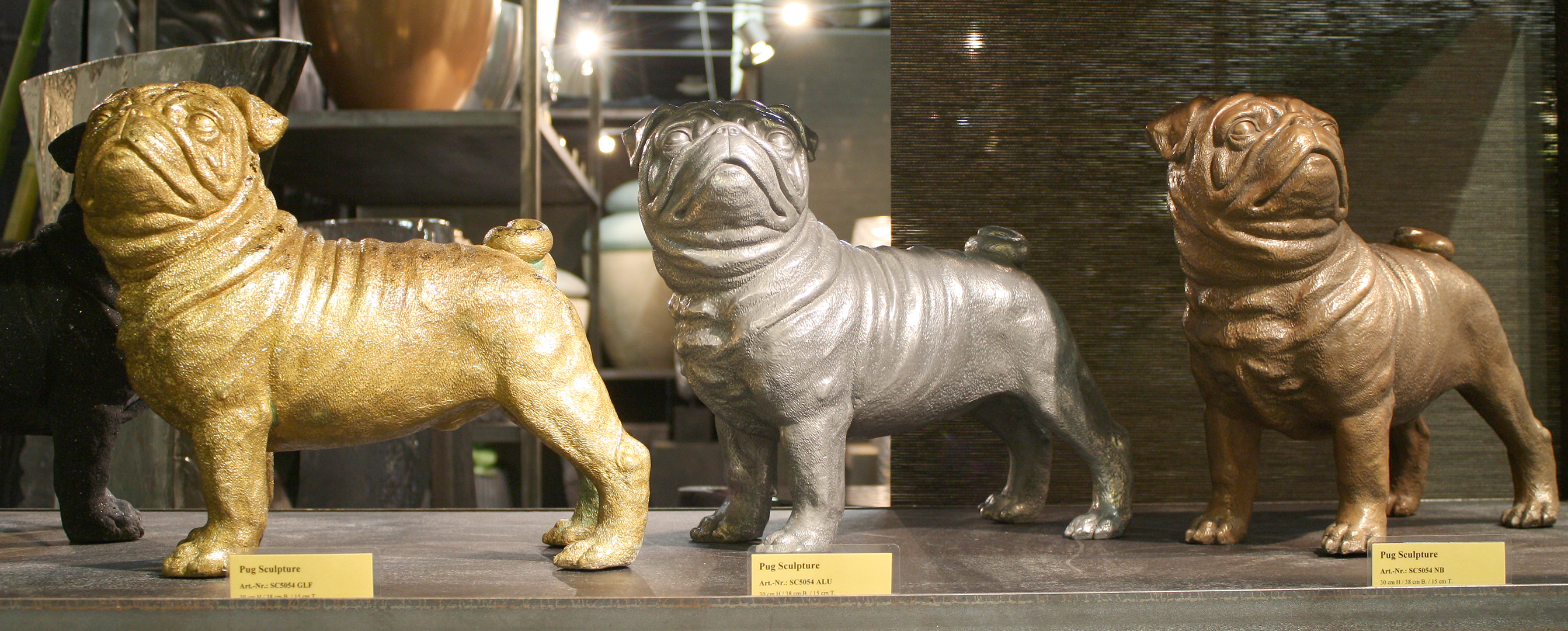 Pug Sculpture