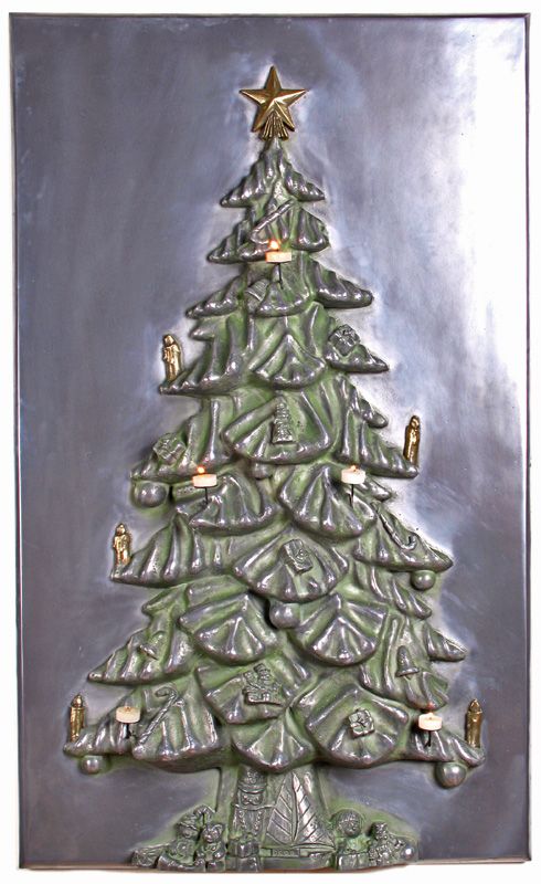 Christmas Tree Wall Plaque